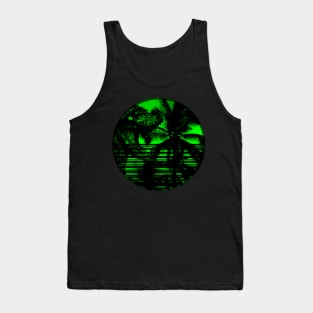 Jurassic Park Style Retro Rising Sun Tank Top